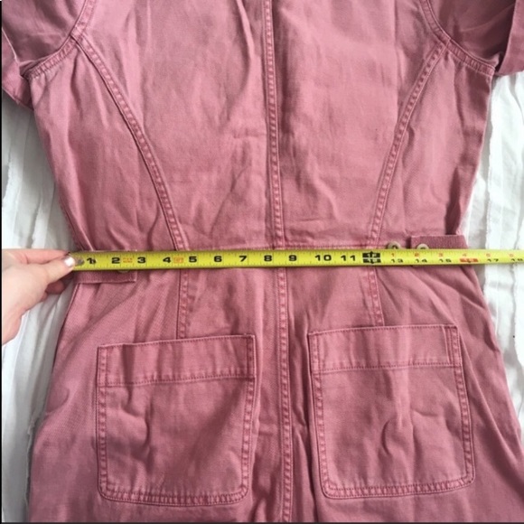 SOLD Madewell Pink Zipper Boilersuit Romper - Picture 6 of 8